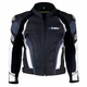 Men’s Leather Moto Jacket W-TEC Velocity - S - Black-Blue