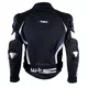 Męska skórzana kurtka motocyklowa W-TEC Velocity - OUTLET - Czarny-fluo