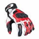 Men’s Moto Gloves W-TEC Octane - White-Blue - White/Red