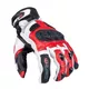 Men’s Moto Gloves W-TEC Octane - White/Red