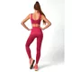 Női leggings Boco Wear Burgund Plain Push Up - rózsaszín