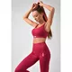 Women’s Leggings Boco Wear Burgund Plain Push Up - Pink