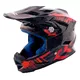 Der Kinder-Downhill-Schutzhelm W-TEC AP-42 - grau-rot