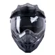 Motocross Helmet W-TEC AP-885 - Pearl Black