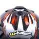 Motocross Helm W-TEC AP-885 Graphic - schwarz-orange