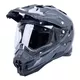 Kask motocyklowy W-TEC AP-885 carbon look z blendą endurro