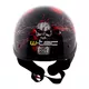 Kask motocyklowy otwarty chopper W-TEC AP-70 - Czarno-czerwony