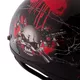 Kask motocyklowy otwarty chopper W-TEC AP-70 - Czarno-czerwony