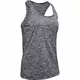 Dámske tielko Under Armour Tech Tank - Twist - Blue Circuit /  / Metallic Silver - Grey