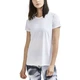 Dámske tričko CRAFT ADV Essence Slim SS - svetlo fialová - biela