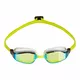 Swimming Goggles Aqua Sphere Fastlane Yellow Titanium Mirrored - White-Yellow - White-Yellow