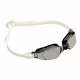 Swimming Goggles Aqua Sphere Michael Phelps XCeed Silver Titanium Mirrored - Black-White