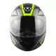 Výklopná moto helma Yohe 950-16 - Black-Fluo Green