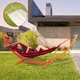 Hammock Set w/ Wooden Stand inSPORTline Woodleaf