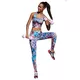 Women’s Sports Leggings BAS BLACK Caty 90 - Multicolour