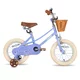 Dětské kolo Joystar Retro 14" s košíkem • 92-120 cm - růžová - fialová