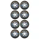 Inline Wheels K2 Booster 84 mm with bearings ILQ 7, spacer 6 mm, 8 pcs