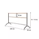 Double Ballet Barre KLARFIT Barre Marie 220 x 113 cm