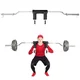 Olympijská hřídel na dřepy inSPORTline Squabar 239,3cm/50mm 25,5kg, do 317kg, s objímkami