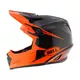 Motocross Helmet BELL Moto-9 - Orange-Black, S(55-56)