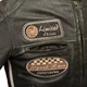 Men’s Leather Motorcycle Jacket B-STAR Zagiatto - Dark Olive Green