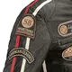 B-STAR Zagiatto Herren Leder-Motojacke - dunkles olivgrün