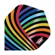 Dart Flights Bull’s Powerflite D100 Rainbow Std. – 3-Pack