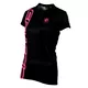 Women’s Short Sleeved T-Shirt CRUSSIS Black-Fluo Pink