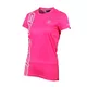 CRUSSIS Damen Shirt mit kurzen Ärmeln fluo pink - fluo rosa