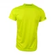 Pánske tričko s krátkym rukávom CRUSSIS fluo žlté - M