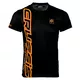 CRUSSIS Herren T-Shirt schwarz-orange - schwarz-orange - schwarz-orange