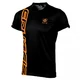 Pánské triko s krátkým rukávem CRUSSIS černo-oranžová - černo-oranžová, L