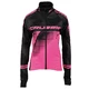 Dámská cyklistická bunda CRUSSIS čierna-fluo ružová - čierno-ružová