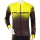 Long-Sleeved Cycling Jersey Crussis - Black-Fluo Yellow, S - Black-Fluo Yellow