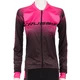Women’s Long-Sleeved Cycling Jersey Crussis - Black-Pink - Black-Pink