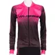 Women’s Long-Sleeved Cycling Jersey Crussis - Black-Pink