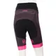 Crussis CSW-069 Damen Radhose - schwarz-rosa