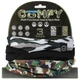 Universal Multi-Functional Neck Warmer Oxford Comfy 3-Pack - Grafitti Multi - Camouflage