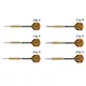 Darts nyilak Harrows Club Brass Steel 3db