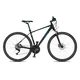 Pánsky crossový bicykel 4EVER Credit Disc 28'' - model 2021 - čierna/metal modrá - čierna/metal modrá