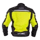 Men’s Summer Motorcycle Jacket W-TEC Saigair - Fluo Yellow-Gray, 6XL