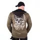 Férfi Aramid-szálas motoros kabát W-TEC Black Heart Hat Skull Jacket - Khaki, 3XL