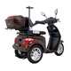 Three-Wheel Electric Scooter inSPORTline Zorica - Brown