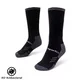 Merino Mid-Calf Socks inSPORTline Meritic Crew AG+ Antibacterial - Black-Grey - Black-Grey