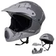 Каска Downhill W-TEC Campanero- сив мат