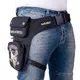 Motorcycle Thigh Bag W-TEC Black Heart Devil Skull Black Tex