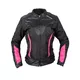 Dámská moto bunda W-TEC Durmana - černo-růžová
