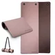 Podložka na cvičení inSPORTline Kikami 180x61x0,8 cm - bamboo beige-hnědá - bamboo beige-hnědá