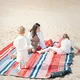 Picnic Blanket inSPORTline Livetino 300 x 200 cm - Hibiscus Night