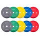 Sada 2x5ks gumových kotoučů inSPORTline Bumper Plate Go 2x 5-25 kg 50 mm